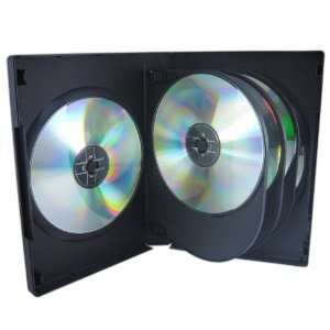  DVD Cases Standard black, for 8 Discs   3 pack 