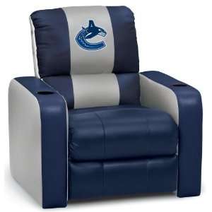  NHL Vancouver Canucks NHL Leather Recliner: Sports 