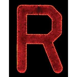   1563 Red R Red Capital Letter R   RL LED Lights: Home Improvement
