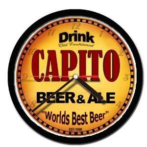  CAPITO beer and ale cerveza wall clock: Everything Else