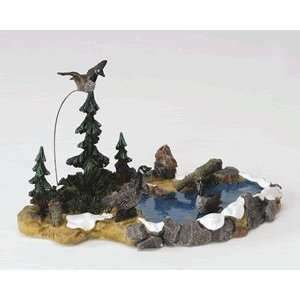   Lemax Christmas Village Landscaping Duck Pond #13365: Home & Kitchen