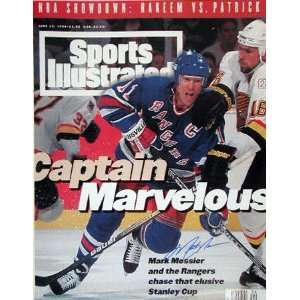  Mark Messier New York Rangers   Captain Marvelous SI Cover 