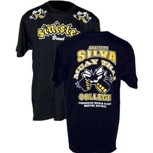  Sinister Brand Anderson Silva UFC 64 Spider Black Shirt 