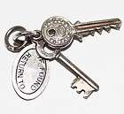 hotel keys vintage sterling silver charm if found return two