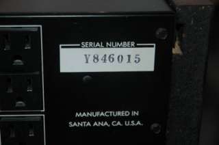 SOUNDCRAFTSMEN SP4002 Stereo Preamplifier Equalizer EQ  