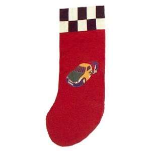  Racecar Stocking 8 x 21 In.: Home & Kitchen