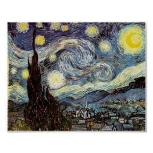  Van Gogh Starry Night Posters: Home & Kitchen