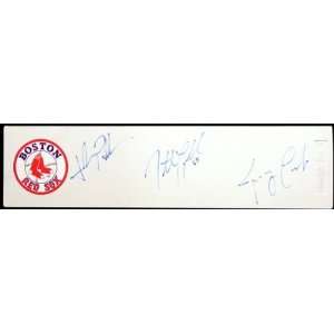  Papelbon Brothers Autographed Pitching Rubber   Sports 