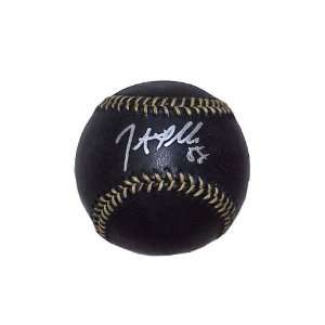 Signed Jonathan Papelbon Baseball   Black:  Sports 