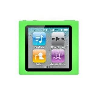 HHI iPod Nano 6th Generation Silicone Looper Skin Case   Apple Green 
