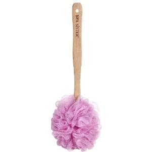  Spa Sister Beechwood Net Sponge Stick Pink: Beauty