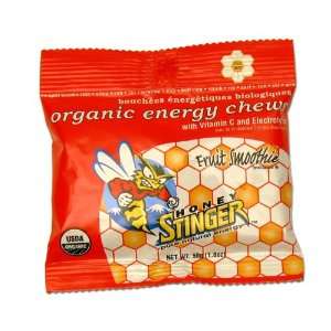 Honey Stinger Organic Energy Chews Fruit Smoothie(box of 12 1.8oz bags 
