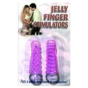  Jelly Finger Stimulators   Purple