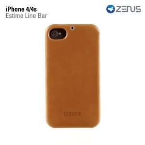  ZENUS iPhone 4 Leather Case Estime Bar Series   Gold 