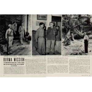 BURMA MISSION LIFE Correspondent Reports On U.S. General Stilwell And 