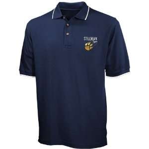  Stillman Tigers Navy Blue Tipped Polo: Sports & Outdoors