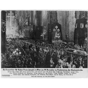   Funeral,Franz,Francis Joseph I of Austria,1916,Vienna