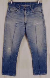 Vintage LEVI 505 Single Stitch Denim Jeans 35x28.5  