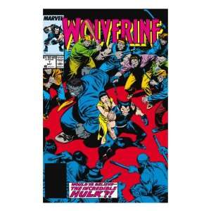 Wolverine #7 Cover: Wolverine, Hulk and Karma Giclee 