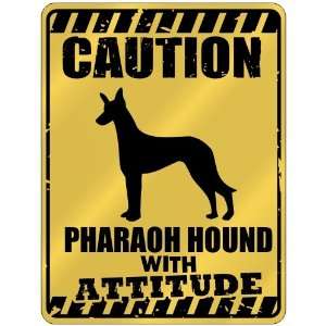    Pharaoh Hound With Attitude  Parking Sign Dog