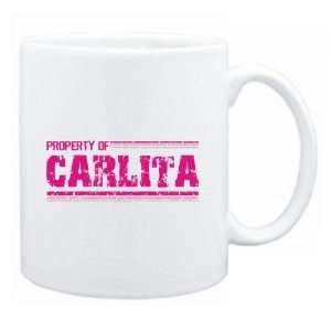  New  Property Of Carlita Retro  Mug Name: Home & Kitchen