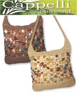 NEW CAPPELLI Straworld Handbag HANDMADE Macrame PURSE