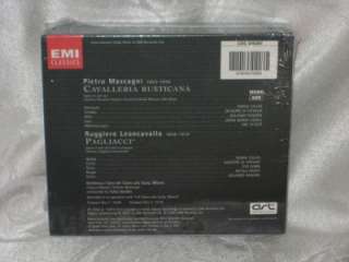 MARIA CALLAS MASCAGNI LEONCAVALLO EMI CLASSIC 2 CD NEW  
