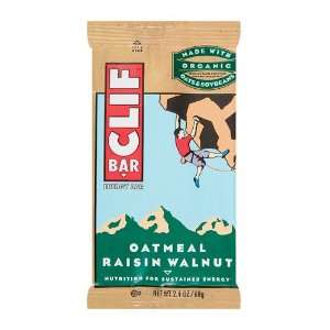  Oatmeal Raisin Walnut Clif Bar   Case of 12: Health 