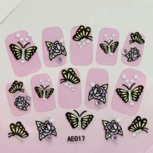 YiMei Fashion design Stereoscopic 3D diamond studded nail sticker nail 