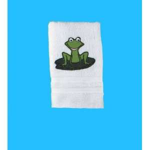  Hand Towel with Frog Design