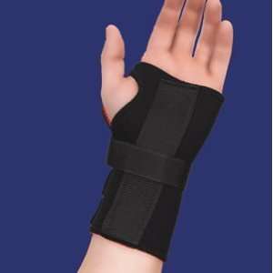  Thermoskin Carpal Tunnel Brace w Dorsal Stay, Black, Right 