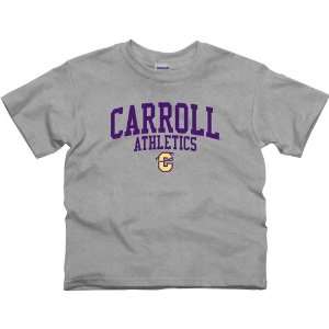 Carroll College Fighting Saints Youth Athletics T Shirt   Ash  