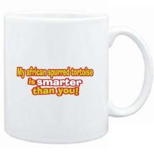  Mug White  My African Spurred Tortoise is smarter than 