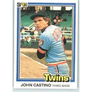  1981 Donruss #488 John Castino   Minnesota Twins (Baseball 