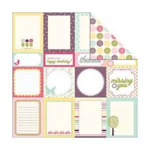 Echo Park Paper Springtime Double Sided Cardstock 12X12 Journaling 