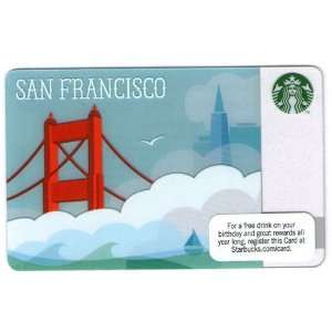 2011 Starbucks Coffee Gift Card San Francisco, no value on Card 