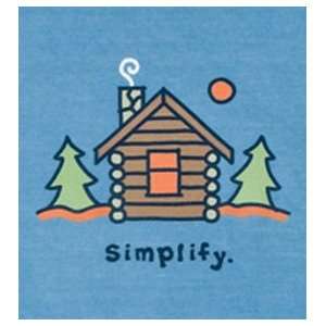 Simplify Log Cabin Crusher Short Sleeve Tee Shirt   Mens