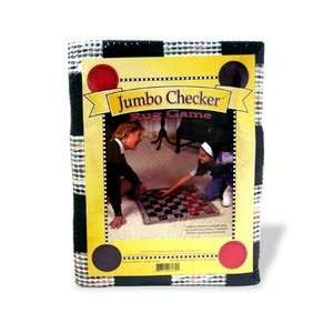  Jumbo Checker Rug Game Toys & Games