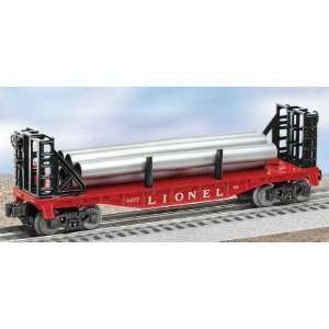 Lionel 6 39435 PWC #6377 Flatcar with Pipes Toys & Games