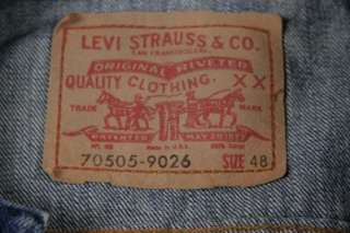 Levis Vintage Collection Capital E Jacket 70505 9026 (XL) Made In USA 