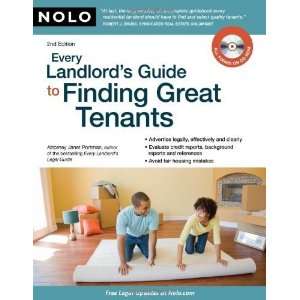   to Finding Great Tenants [Paperback]: Janet Portman Attorney: Books