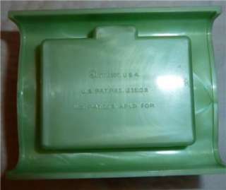 Vintage Art Deco Plastic Ring Box Display Case  Dennison,USA  