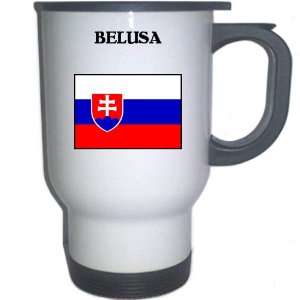  Slovakia   BELUSA White Stainless Steel Mug Everything 