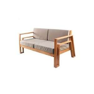  Maku SS09   114 Cushion for Outdoor Teak Sofa Color: Earth 