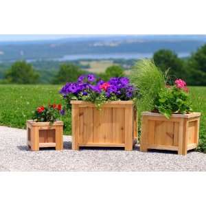  Assortment Cedar Planter Box Patio, Lawn & Garden
