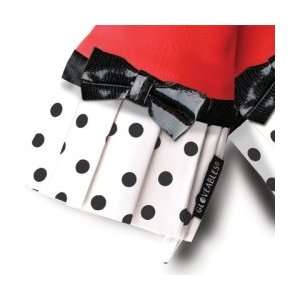  Grandway Gloveables Red Gloves with Black Polka Dots
