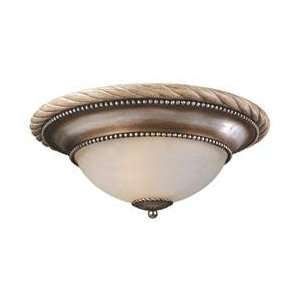   Beige with Silver San Marino Traditional / Classic Flushmount Ceili