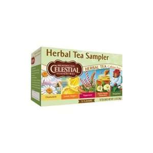  Herb Tea Sampler   5 Flavors, 1 set Health & Personal 