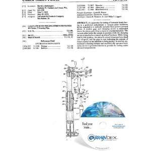   Patent CD for LAMINATE BOND PEELING STRENGTH TESTER 
