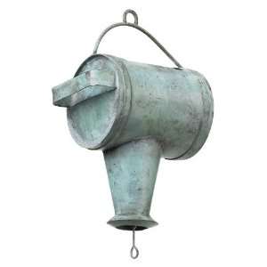  Handcrafted Blue Verde Watering Can Rain Chain Leader 
